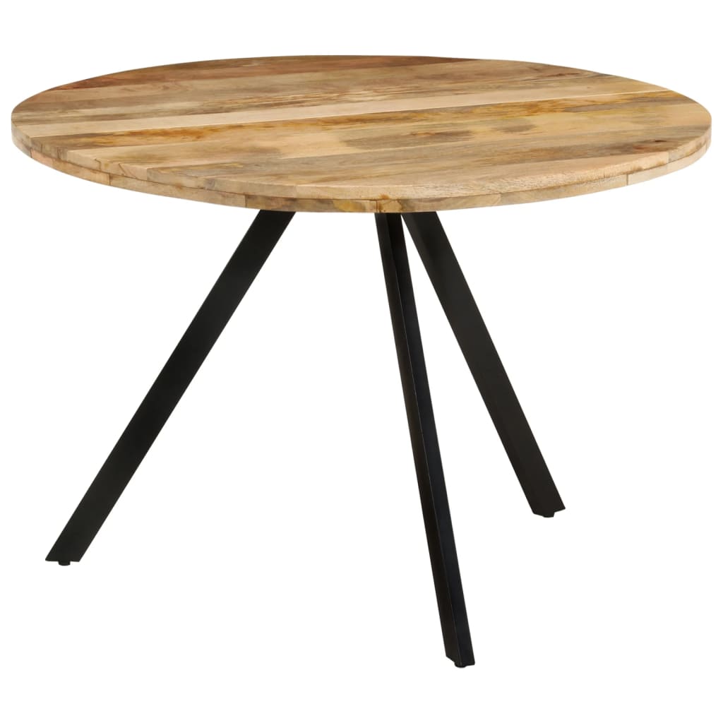 Mesa de jantar 110x75 cm madeira de mangueira maciça