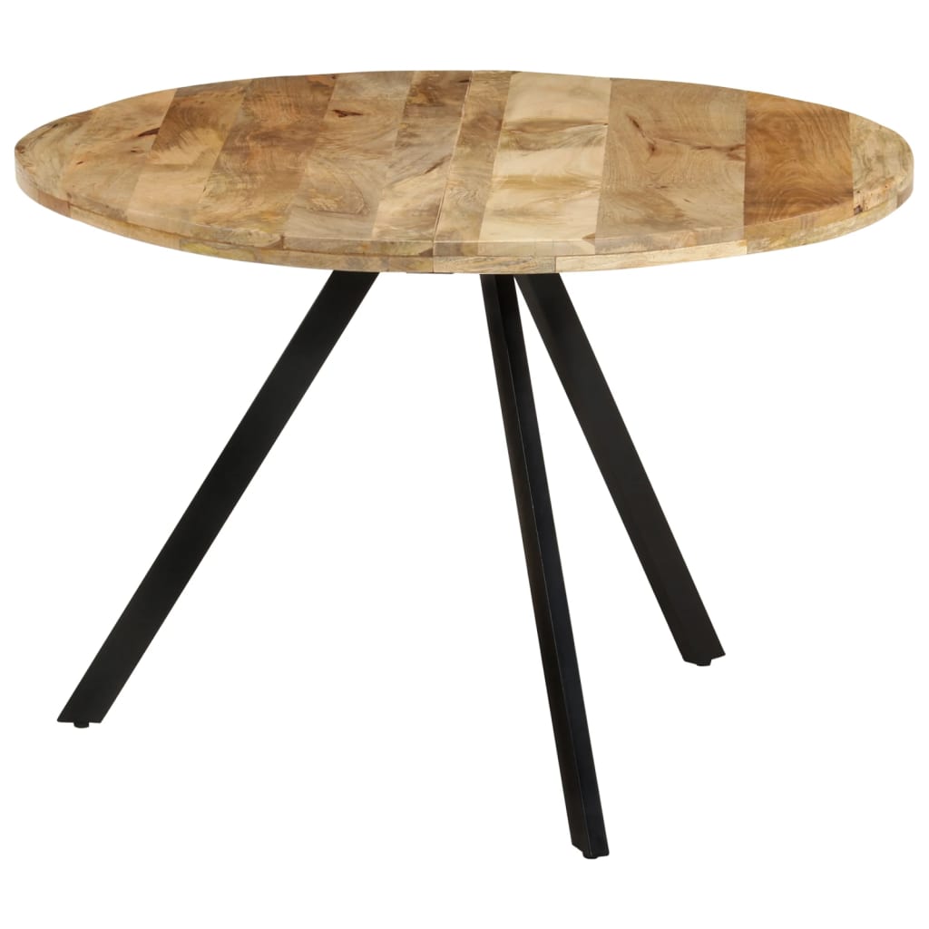 Mesa de jantar 110x75 cm madeira de mangueira maciça