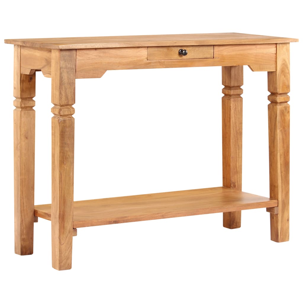 Mesa consola 100x40x76 cm madeira de acácia maciça