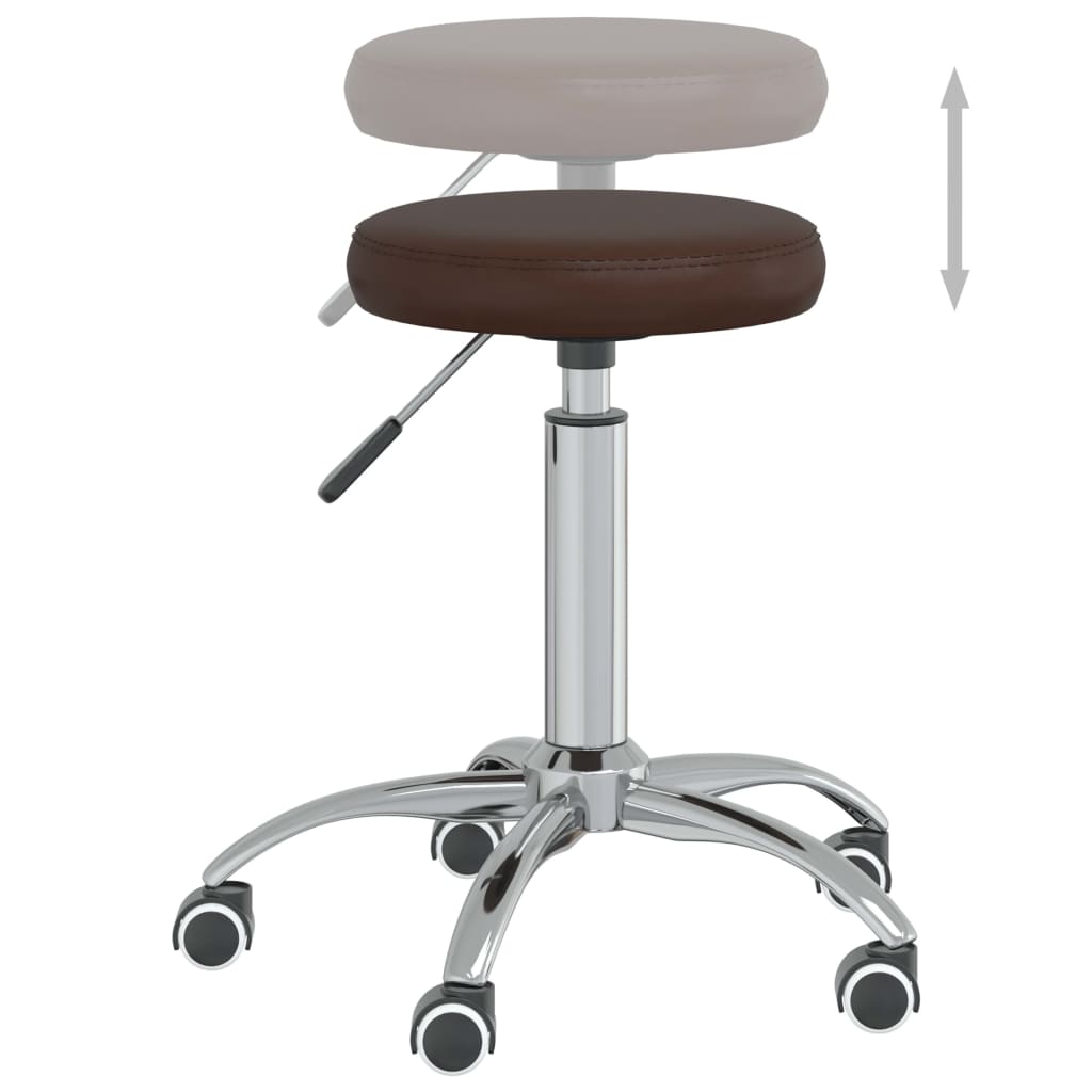 Cadeira de jantar couro artificial branco