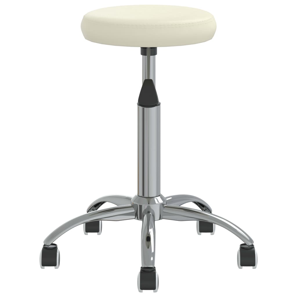 Cadeira de jantar couro artificial branco