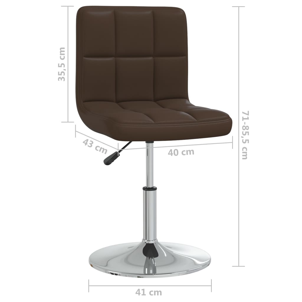 Cadeira de jantar couro artificial branco