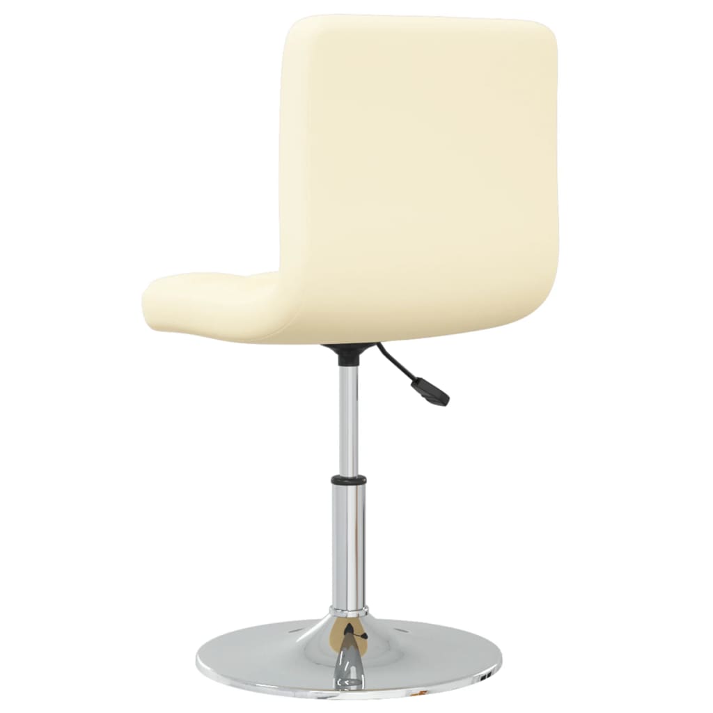 Cadeira de jantar couro artificial branco