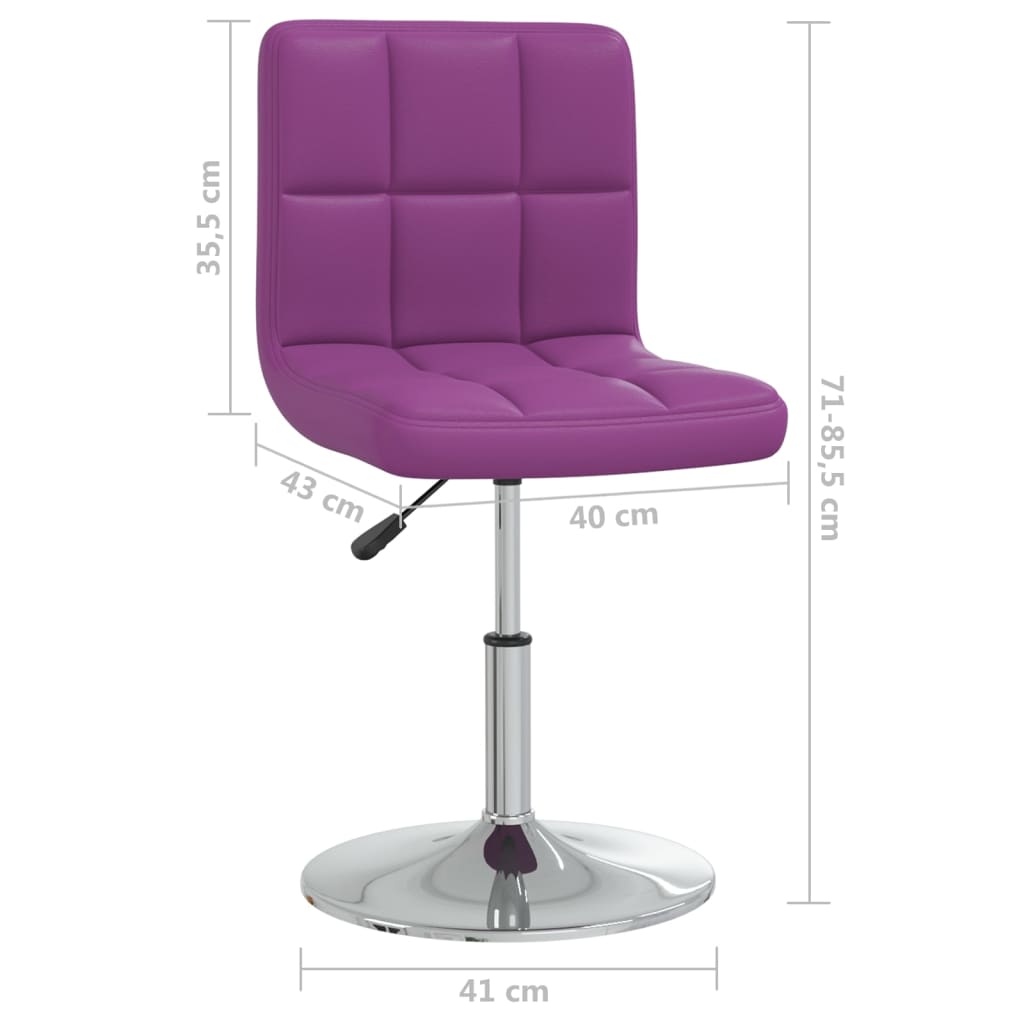 Cadeira de jantar couro artificial branco