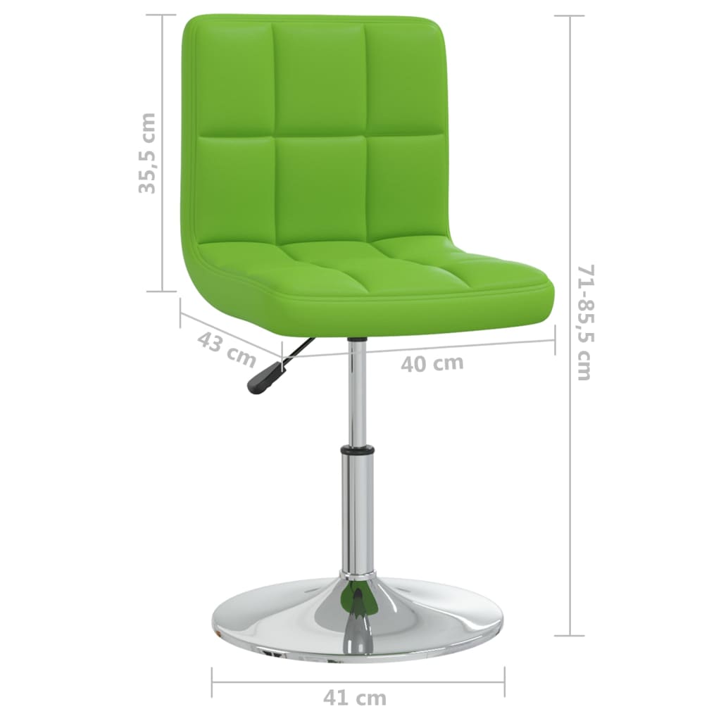 Cadeira de jantar couro artificial branco