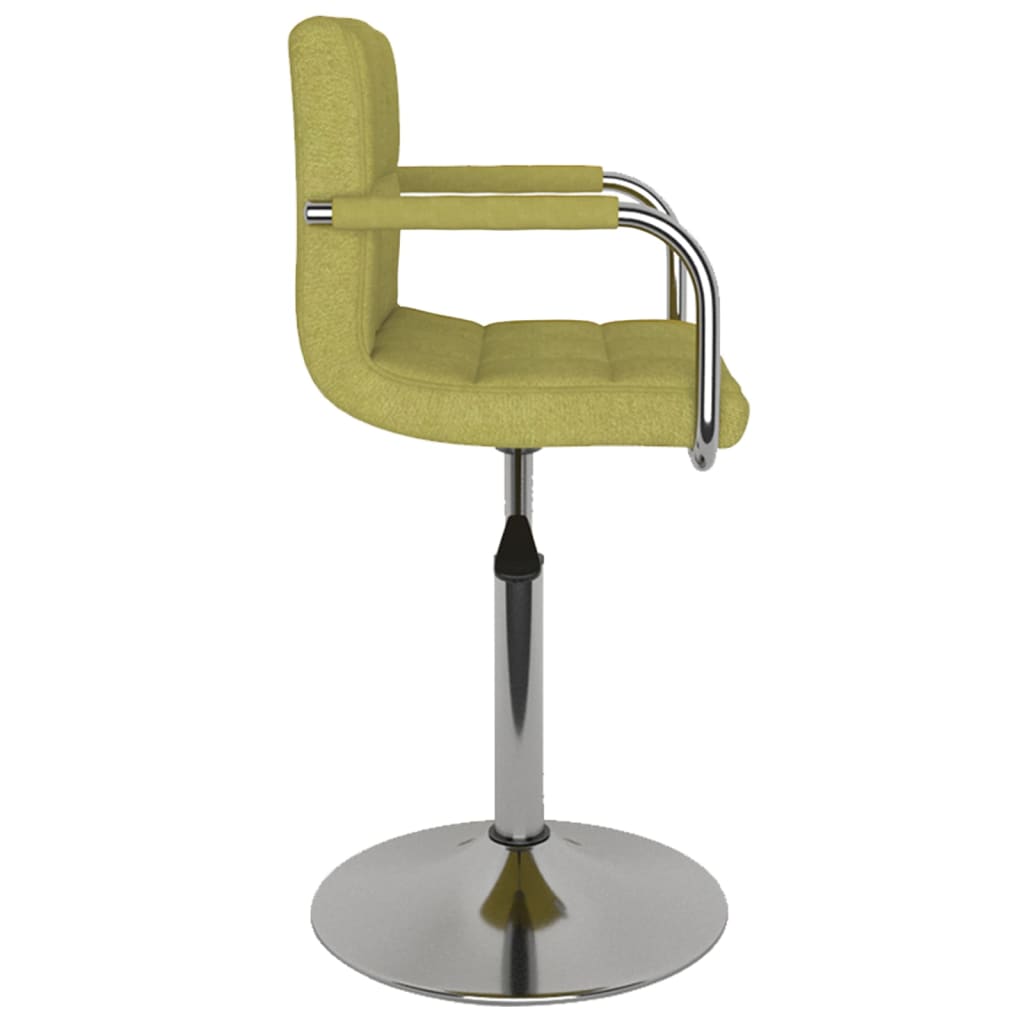 Cadeira de jantar tecido amarelo