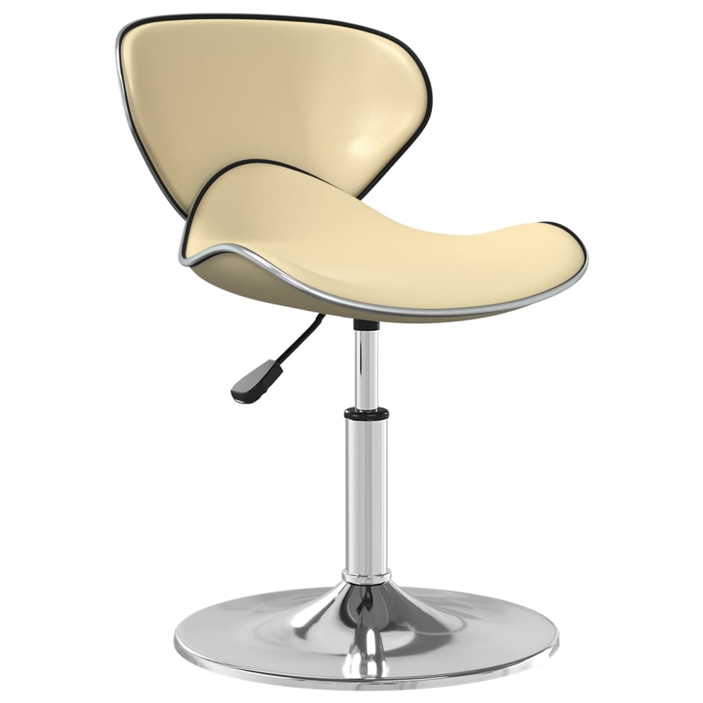 Cadeira de jantar couro artificial branco