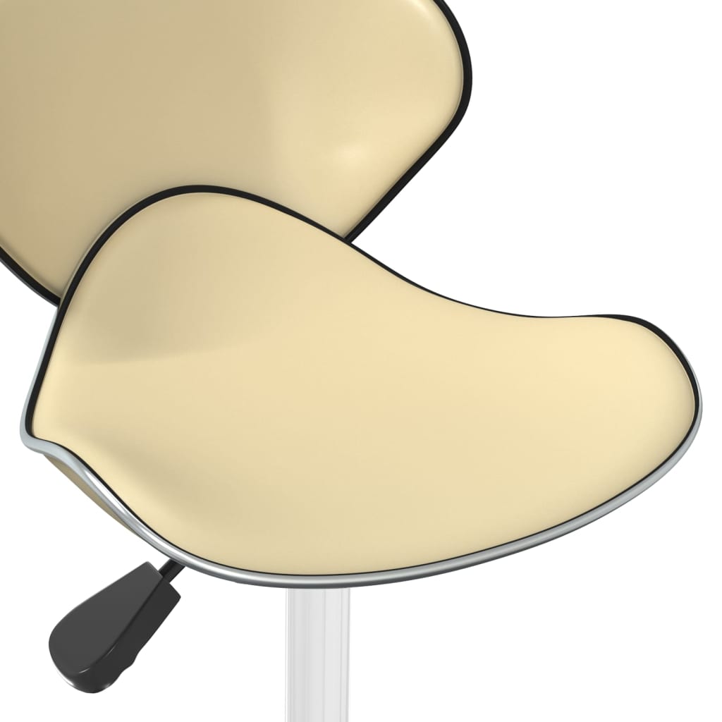 Cadeira de jantar couro artificial branco