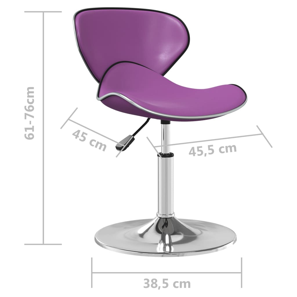 Cadeira de jantar couro artificial branco
