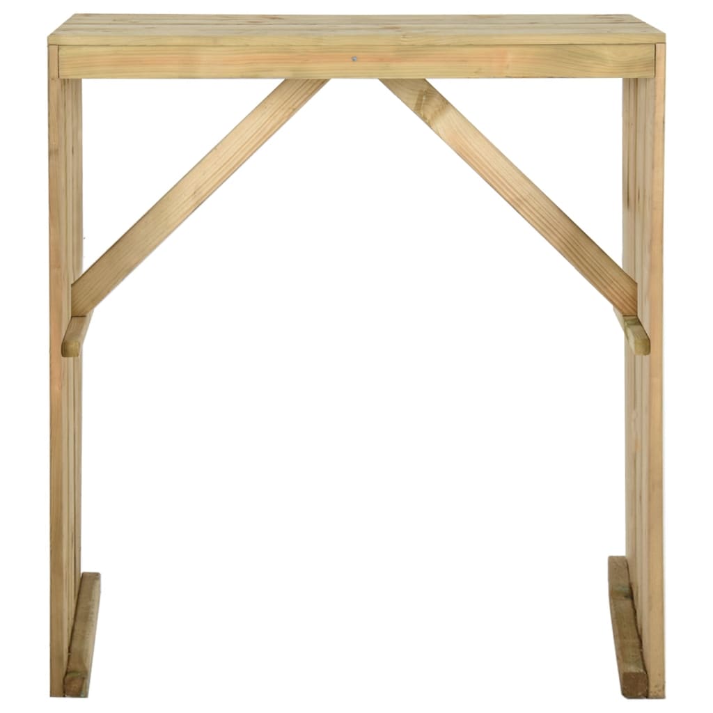 Mesa de bar 100x60x110 cm pinho impregnado