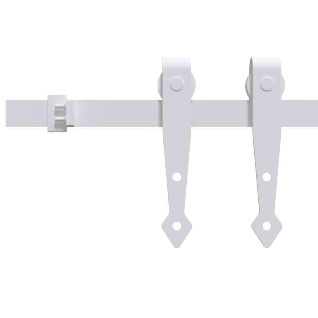 Mini kit para armário deslizante aço carbono 122 cm branco