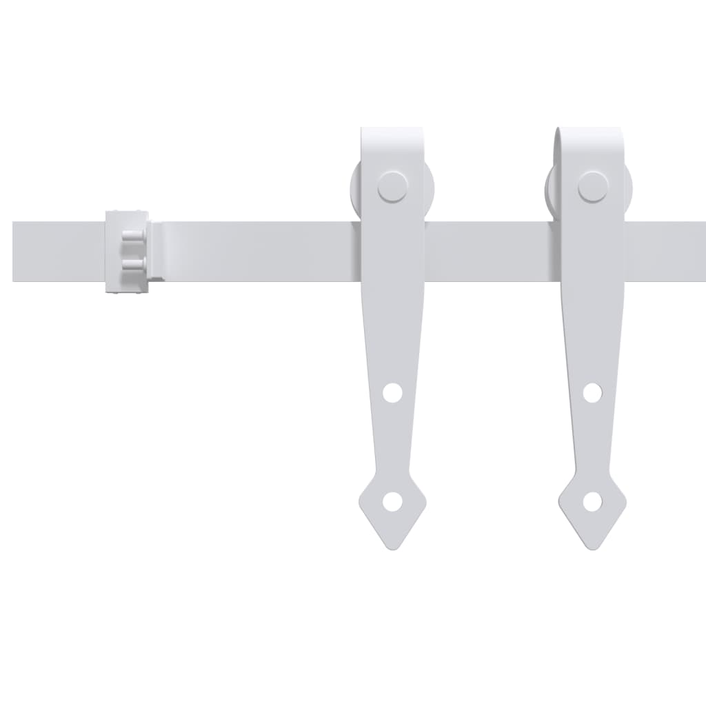 Mini kit para armário deslizante aço carbono 122 cm branco