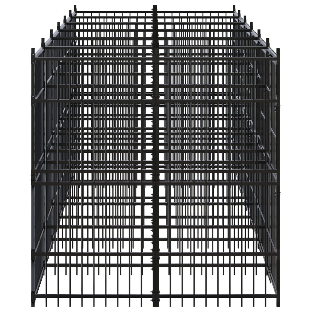 Canil de exterior 11,06 m² aço