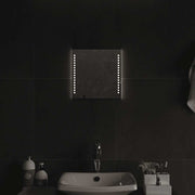Espelho de casa de banho com luzes LED 30x30 cm