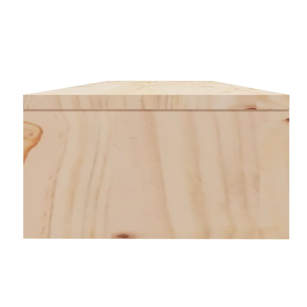 Suporte para monitor 100x24x13 cm pinho maciço branco