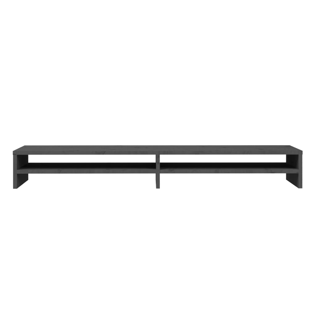 Suporte para monitor 100x24x13 cm pinho maciço branco