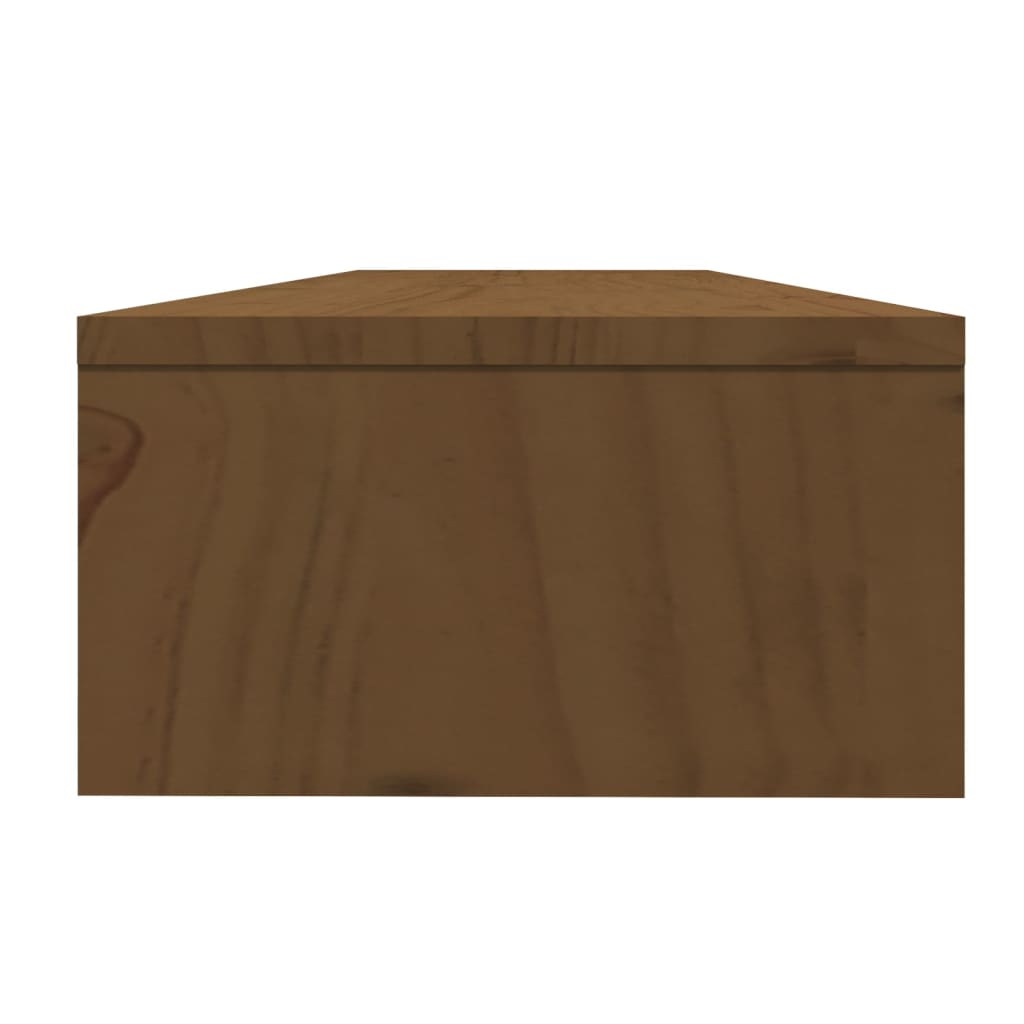 Suporte para monitor 100x24x13 cm pinho maciço branco