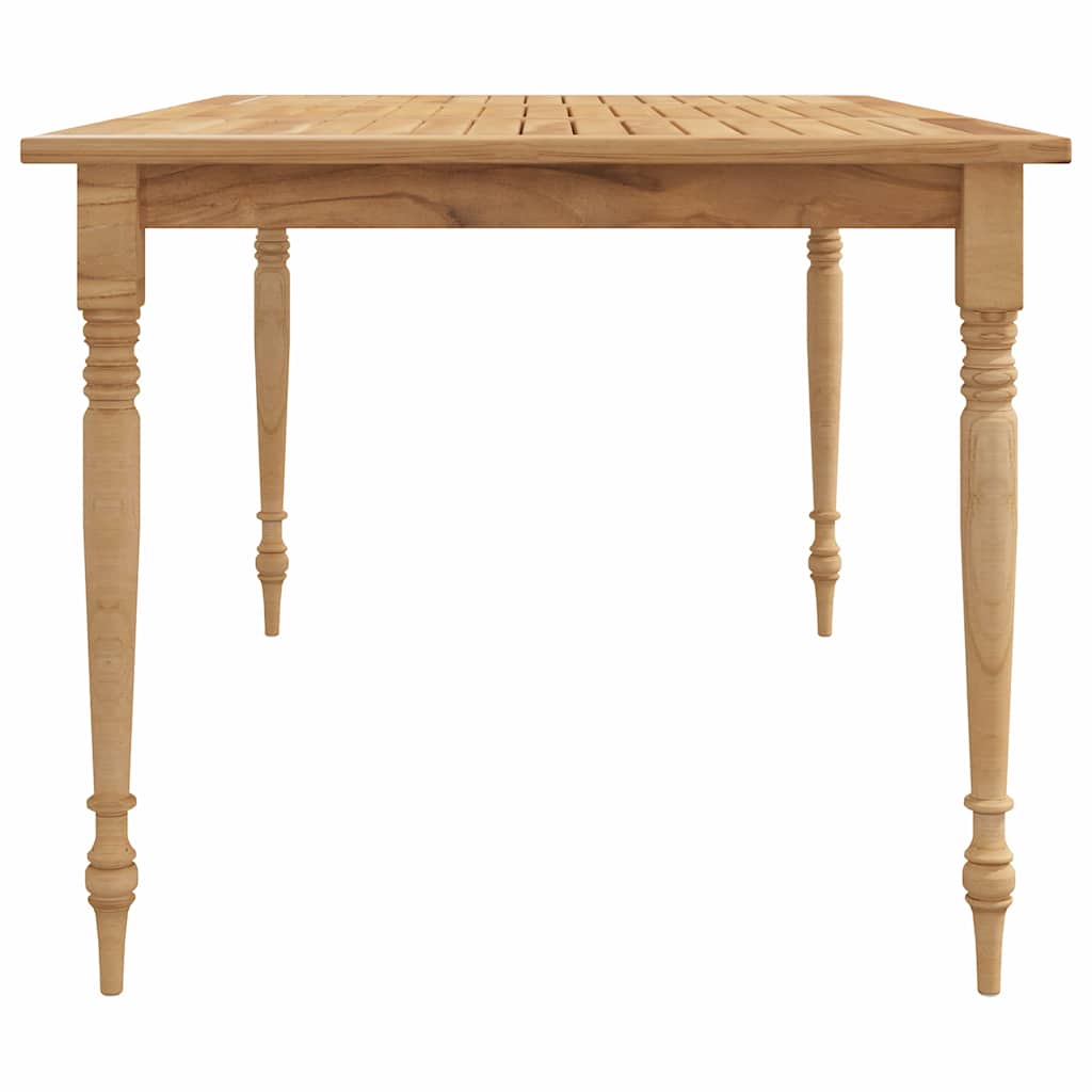 Mesa de bar dobrável 90x65x105 cm madeira de teca maciça