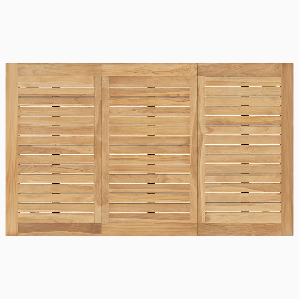 Mesa de bar dobrável 90x65x105 cm madeira de teca maciça