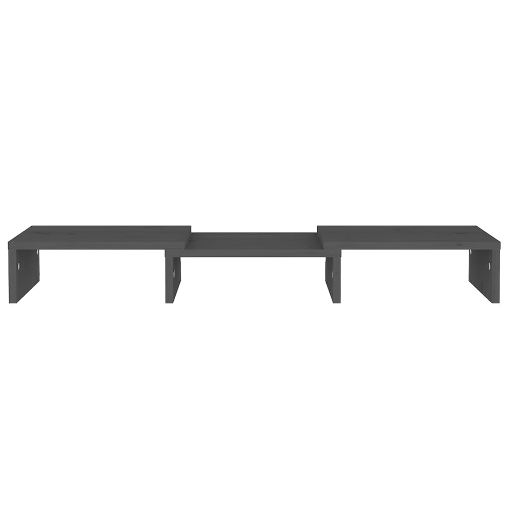 Suporte para monitor 60x24x10,5 cm madeira pinho maciça branco