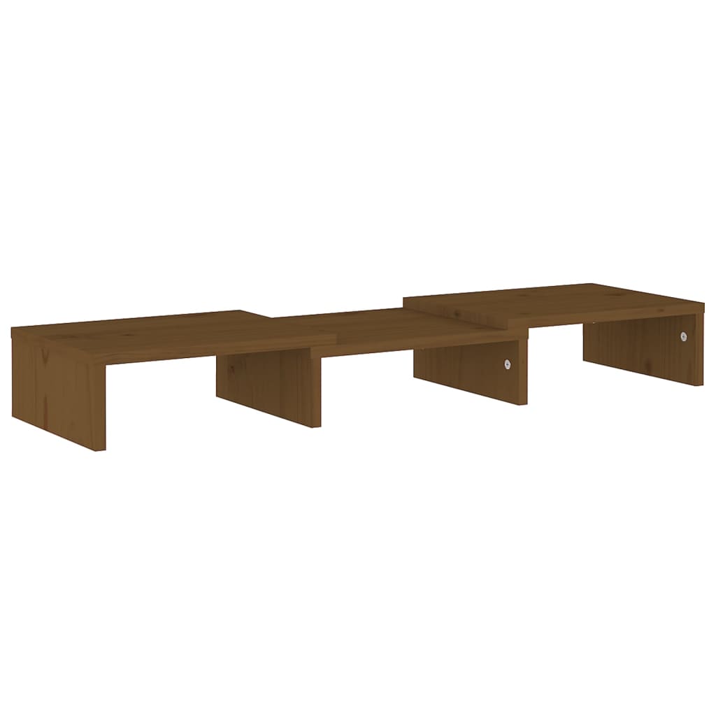 Suporte para monitor 60x24x10,5 cm madeira pinho maciça branco