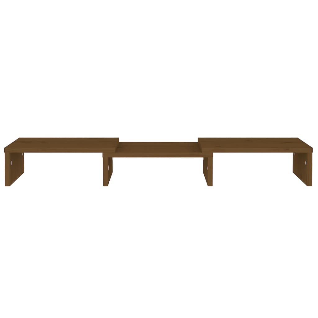 Suporte para monitor 60x24x10,5 cm madeira pinho maciça branco