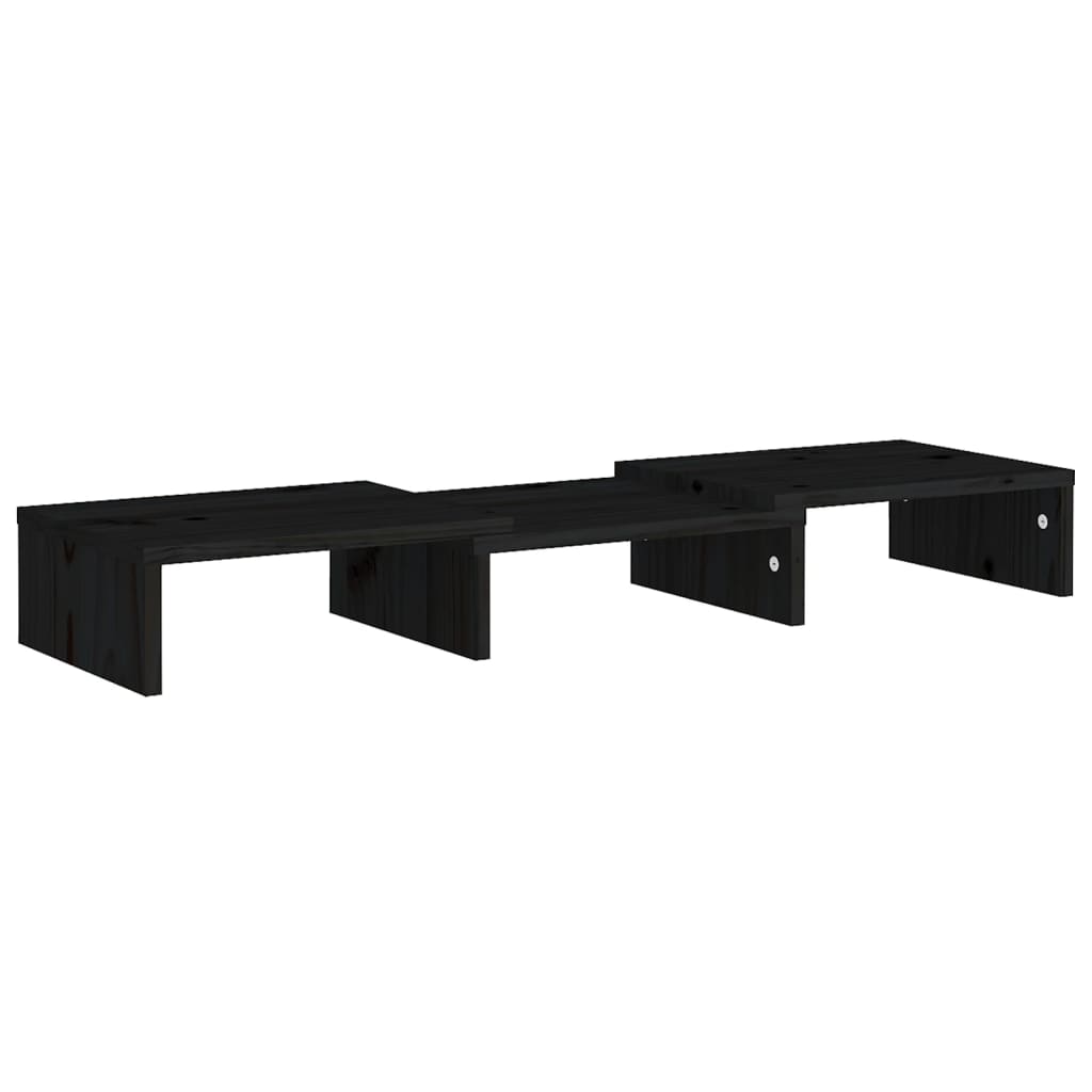 Suporte para monitor 60x24x10,5 cm madeira pinho maciça branco