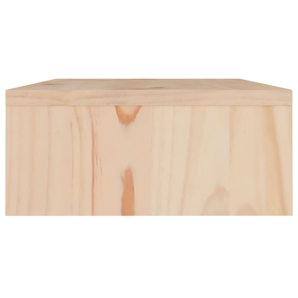Suporte para monitor 60x24x10,5 cm madeira pinho maciça branco