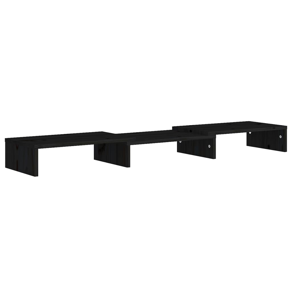 Suporte para monitor 60x24x10,5 cm madeira pinho maciça branco