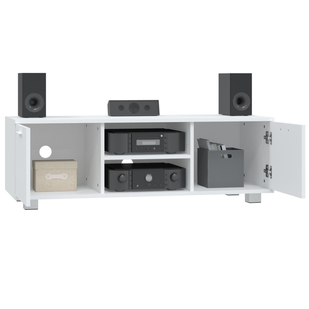 Móvel de TV 120x40,5x35 cm derivados de madeira branco