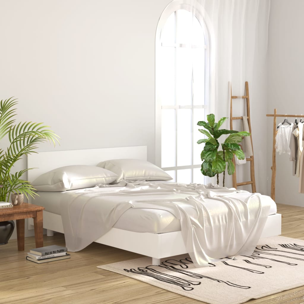 Cabeceira cama 160x1,5x80cm cm derivados madeira branco/sonoma