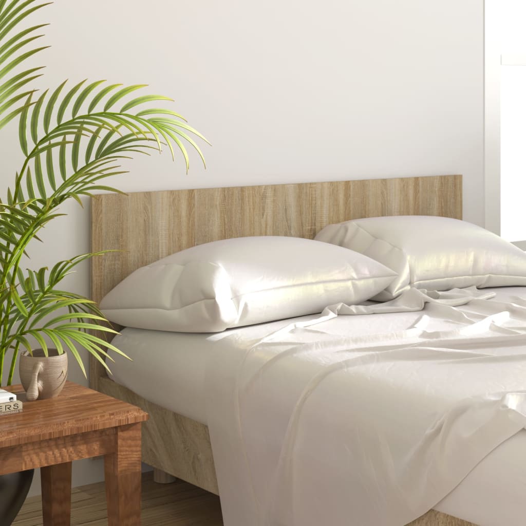 Cabeceira cama 160x1,5x80cm cm derivados madeira branco/sonoma