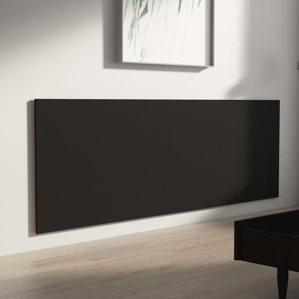 Cabeceira parede 240x1,5x80cm derivado madeira branco brilhante