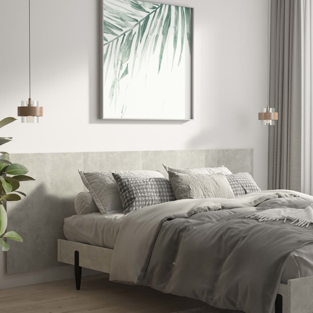 Cabeceira parede 240x1,5x80cm derivado madeira branco brilhante