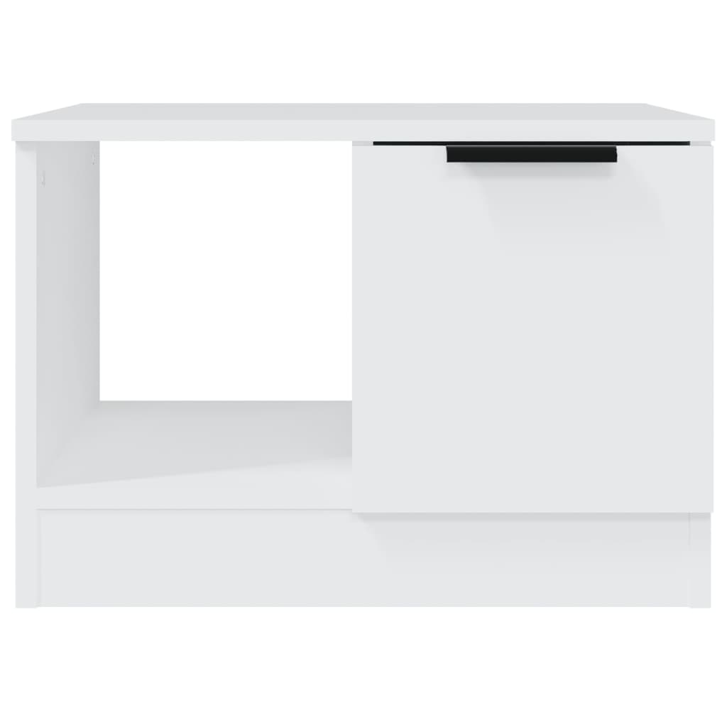 Mesa de centro 50x50x36 cm madeira processada branco/sonoma