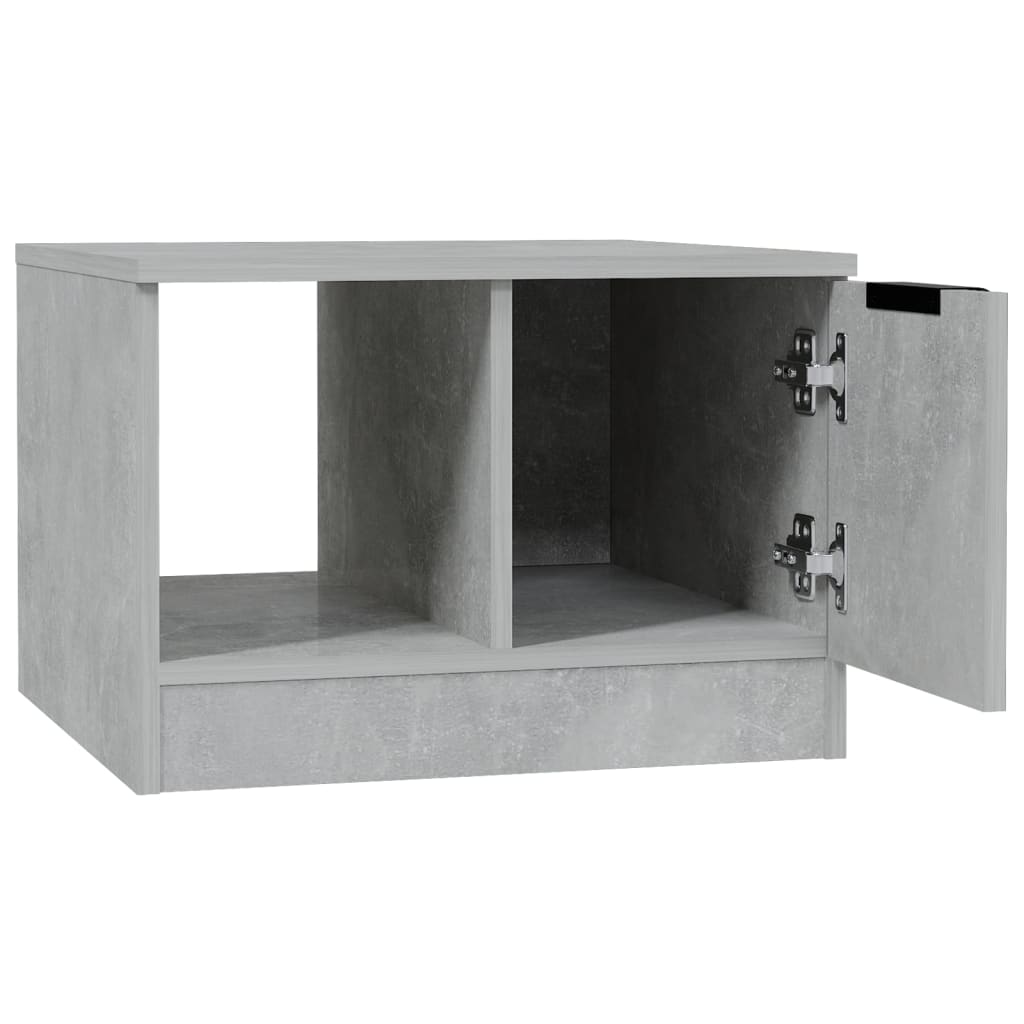 Mesa de centro 50x50x36 cm madeira processada branco/sonoma
