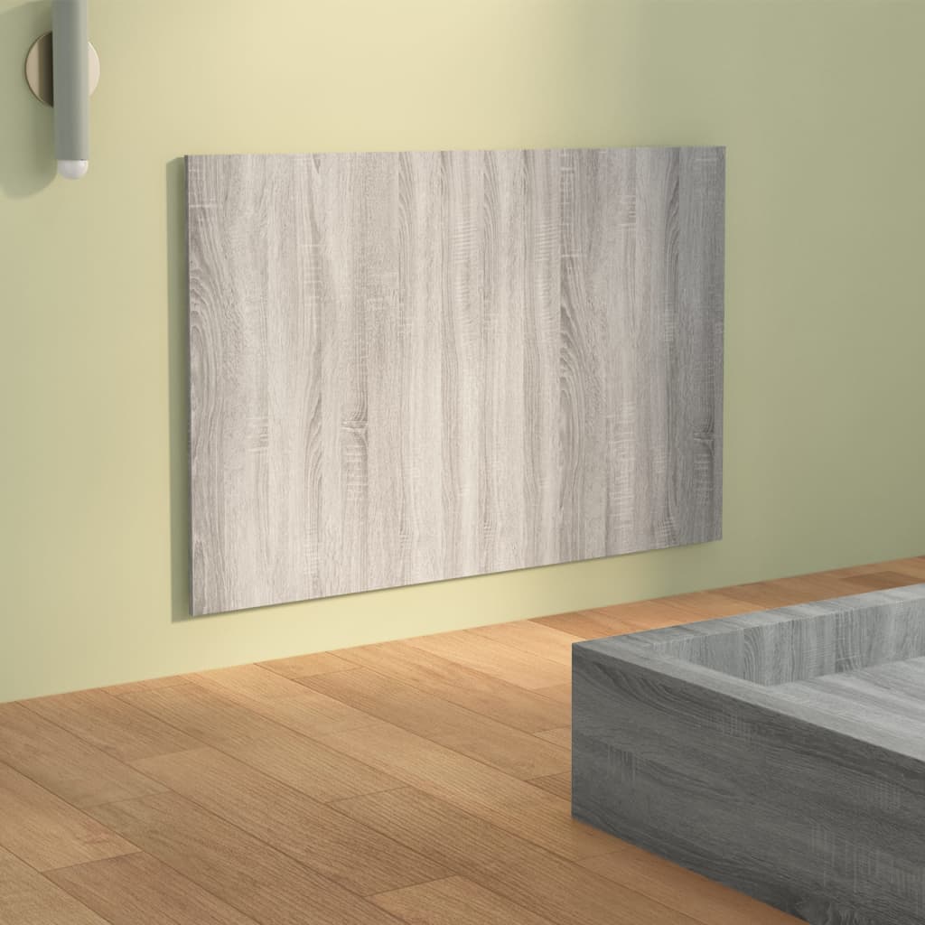 Cabeceira cama 120x1,5x80 cm derivados madeira branco/sonoma