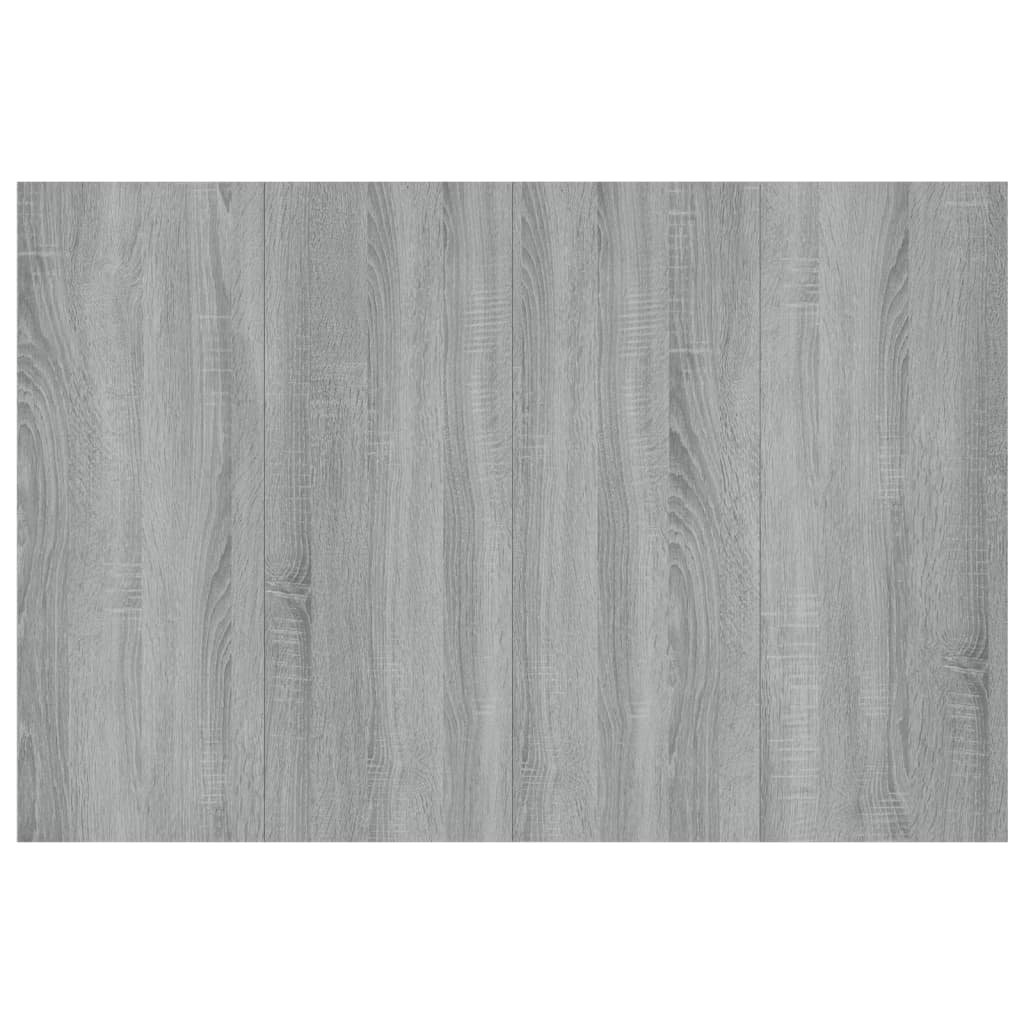 Cabeceira cama 120x1,5x80 cm derivados madeira branco/sonoma