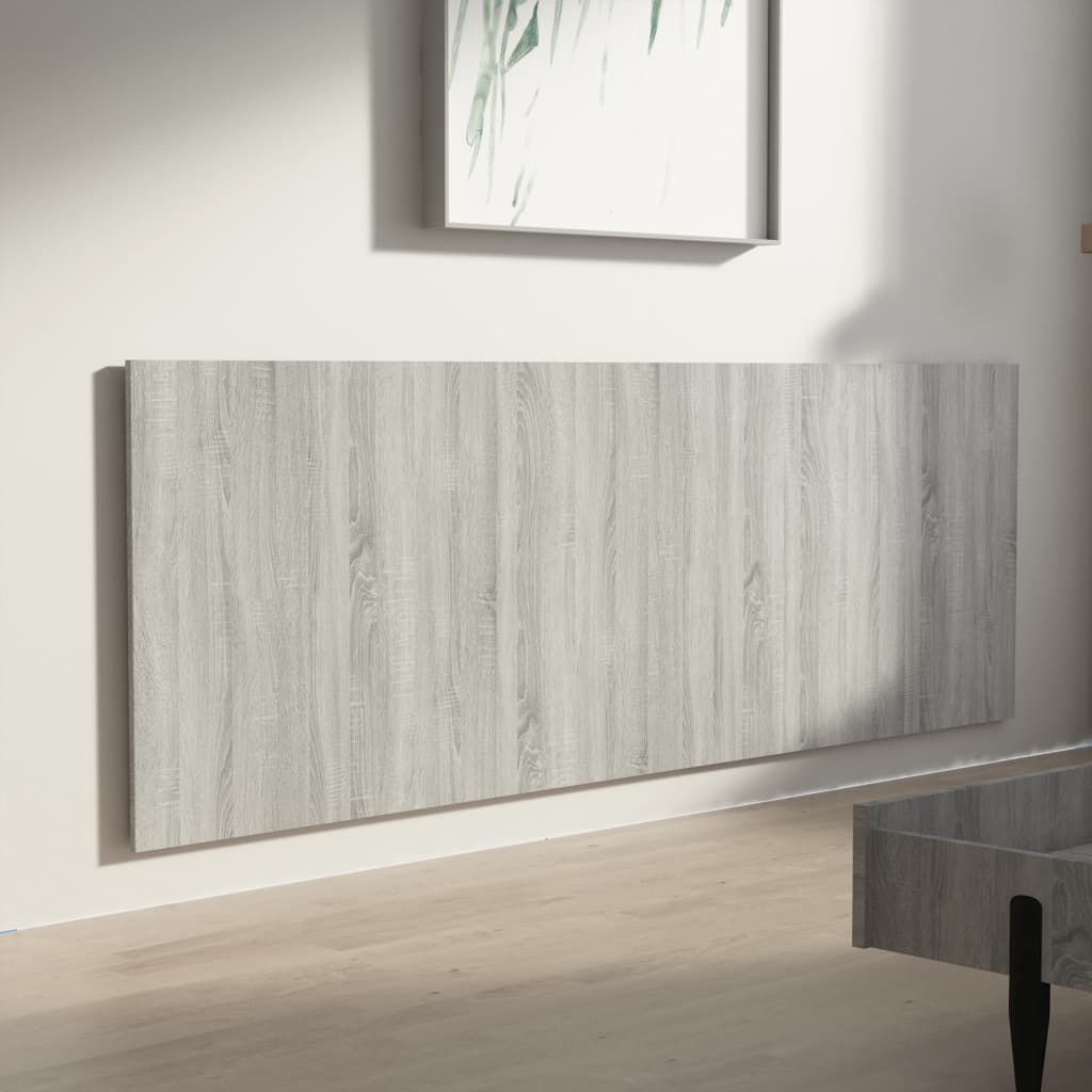 Cabeceira parede 240x1,5x80cm derivado madeira branco brilhante