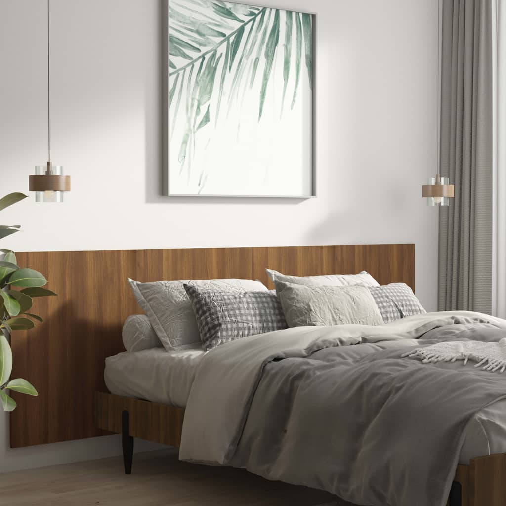 Cabeceira parede 240x1,5x80cm derivado madeira branco brilhante