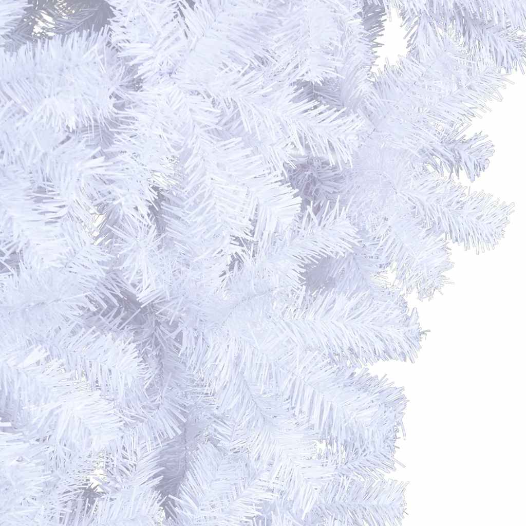 Árvore de Natal artificial invertida com suporte 180 cm branco