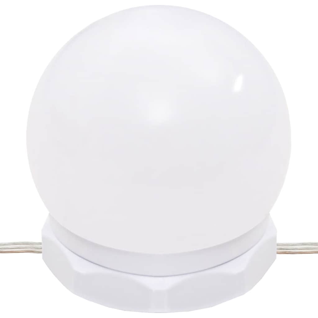 Toucador com LEDs 86,5x35x136 cm cinzento cimento