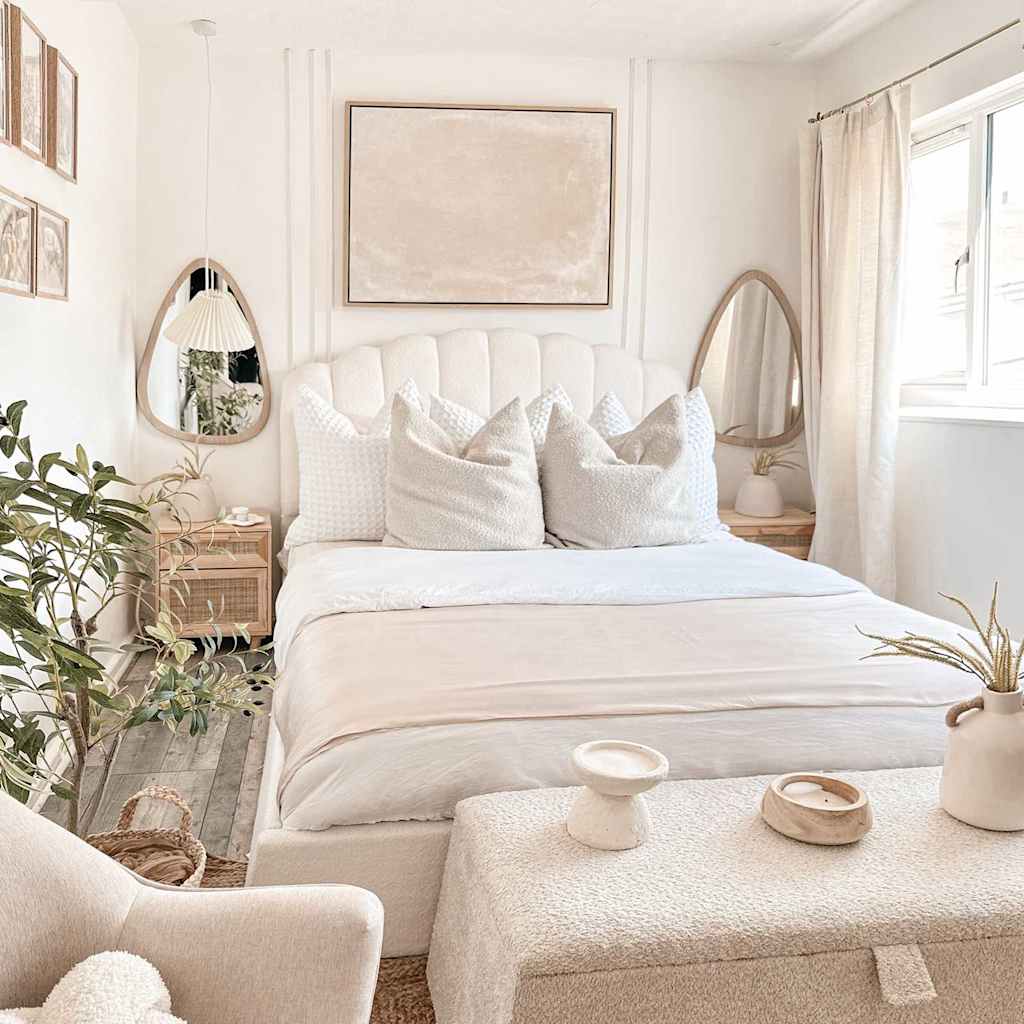 Mesas de cabeceira 2 pcs pinho maciço e vime natural castanho