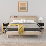 Mesas de cabeceira 2 pcs 42x38x45cm derivados de madeira preto