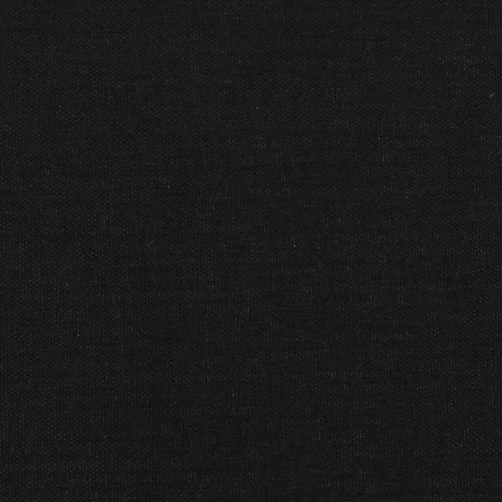 Colchão de molas ensacadas 90x200x20 cm tecido preto