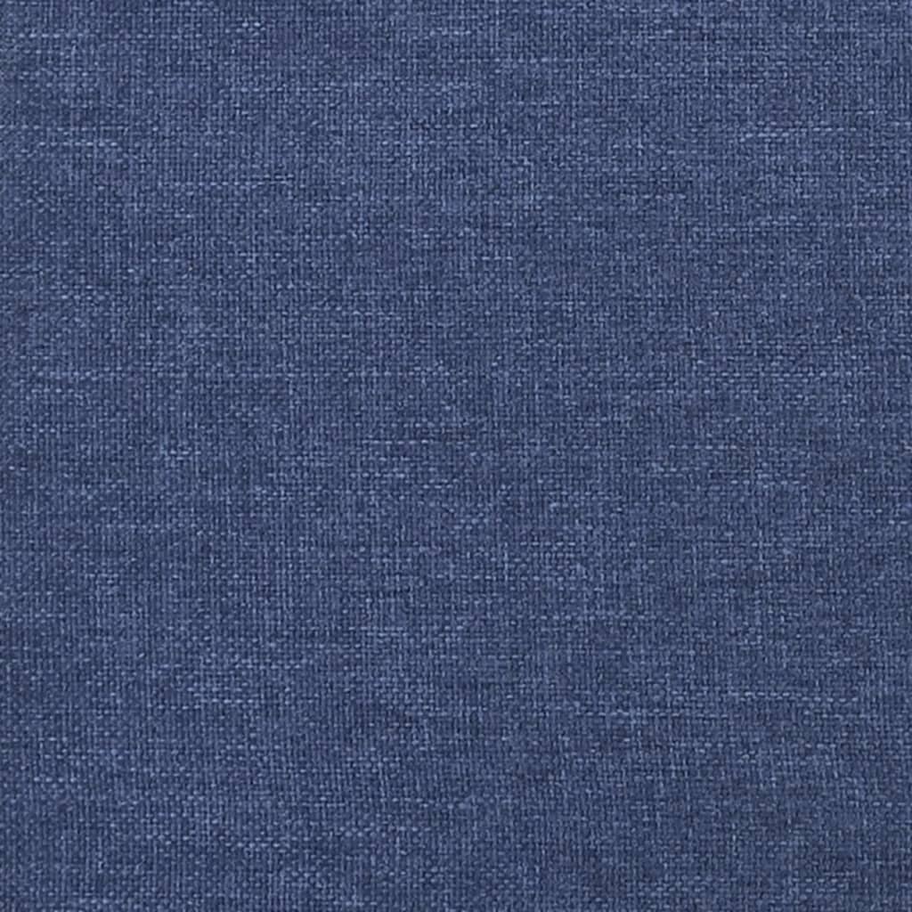 Colchão de molas ensacadas 120x200x20 cm tecido azul