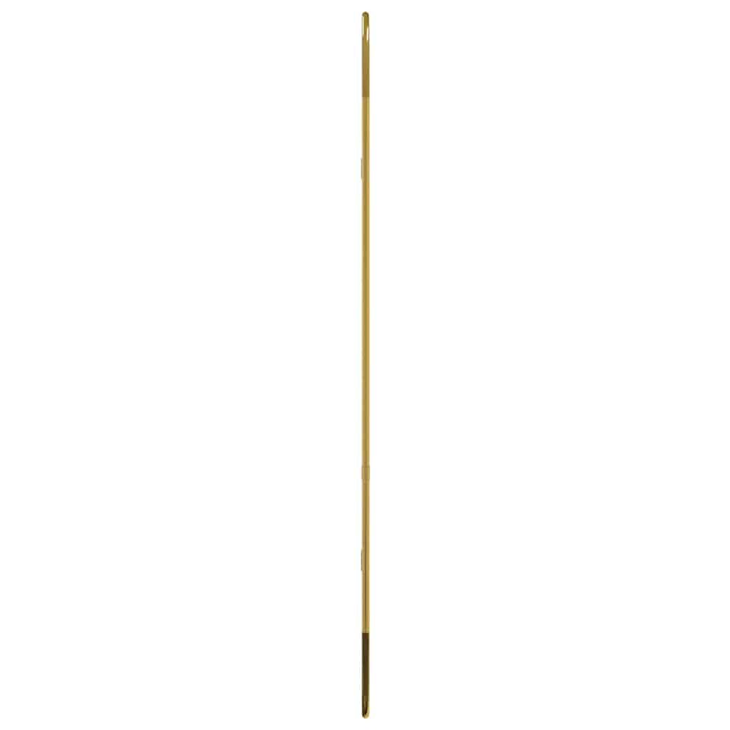 Espelho de parede 80x35 cm oval dourado