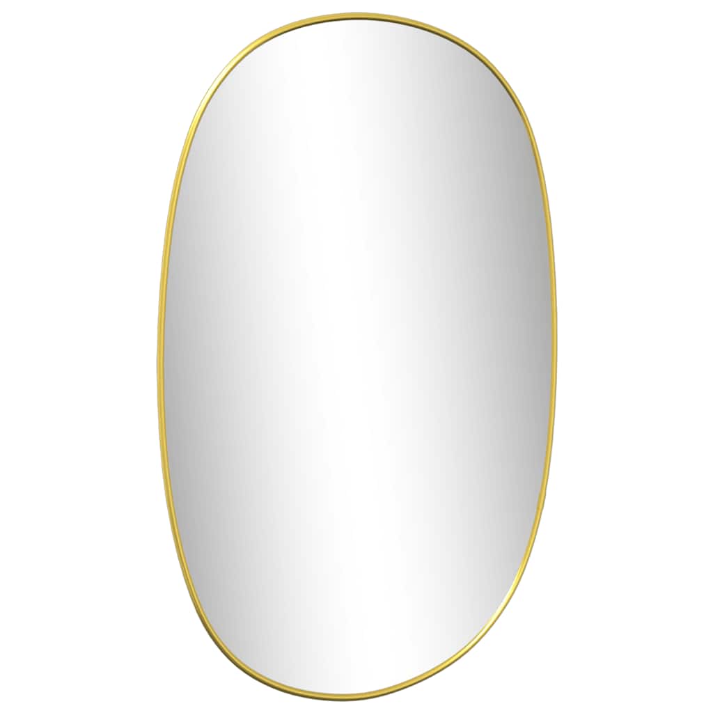 Espelho de parede 50x35 cm dourado