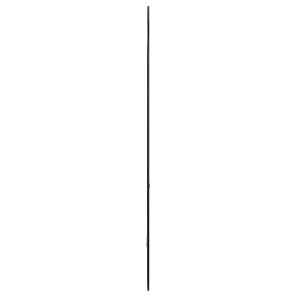 Espelho de parede 70x45 cm preto