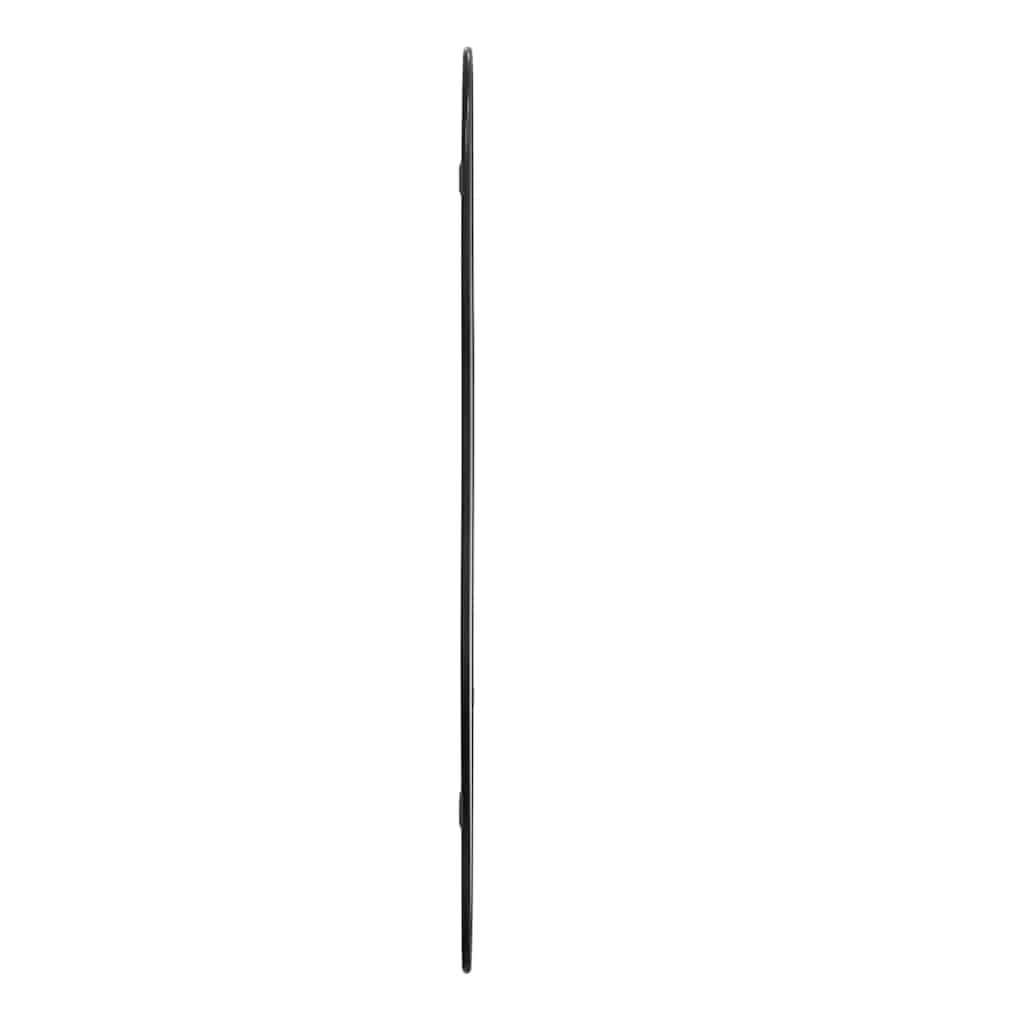 Espelho de parede 60x25 cm preto